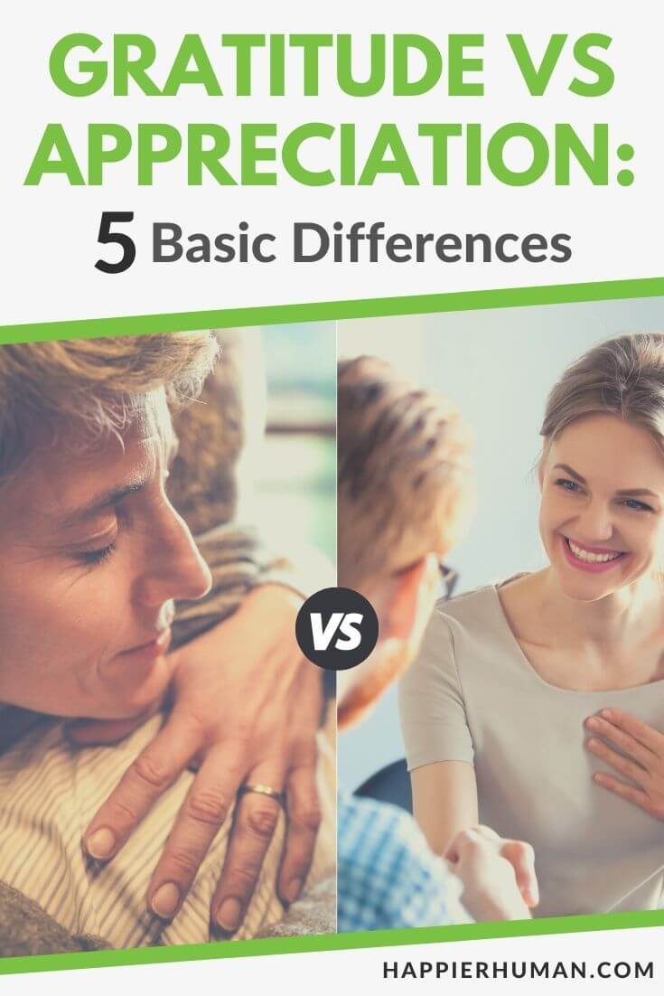 gratitude vs appreciation | gratitude and appreciation in a sentence | gratitude vs appreciation abraham