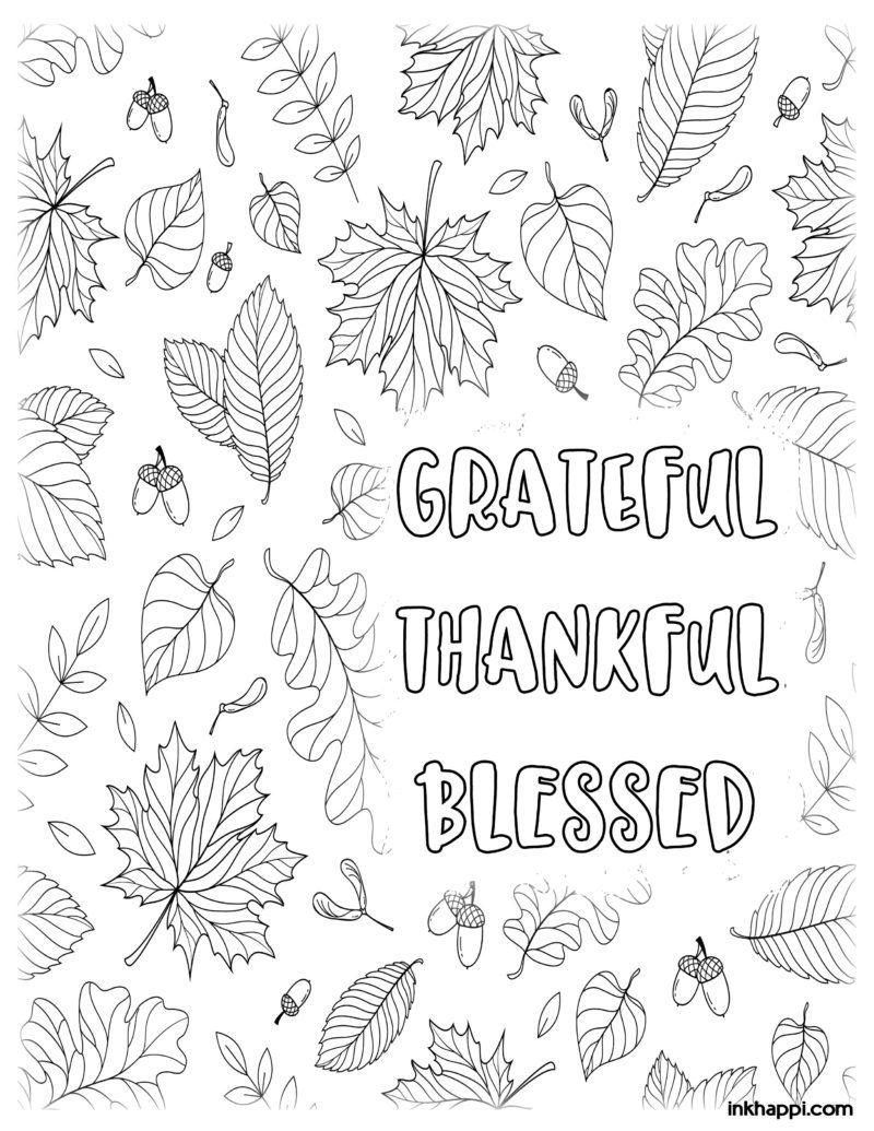 thanksgiving gratitude coloring pages | what i am thankful for printables | i am thankful for banner