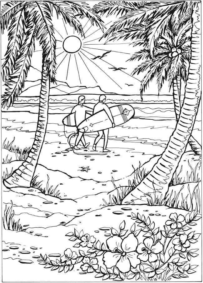 summer coloring pages pdf | summer coloring pages | summer coloring pages for seniors