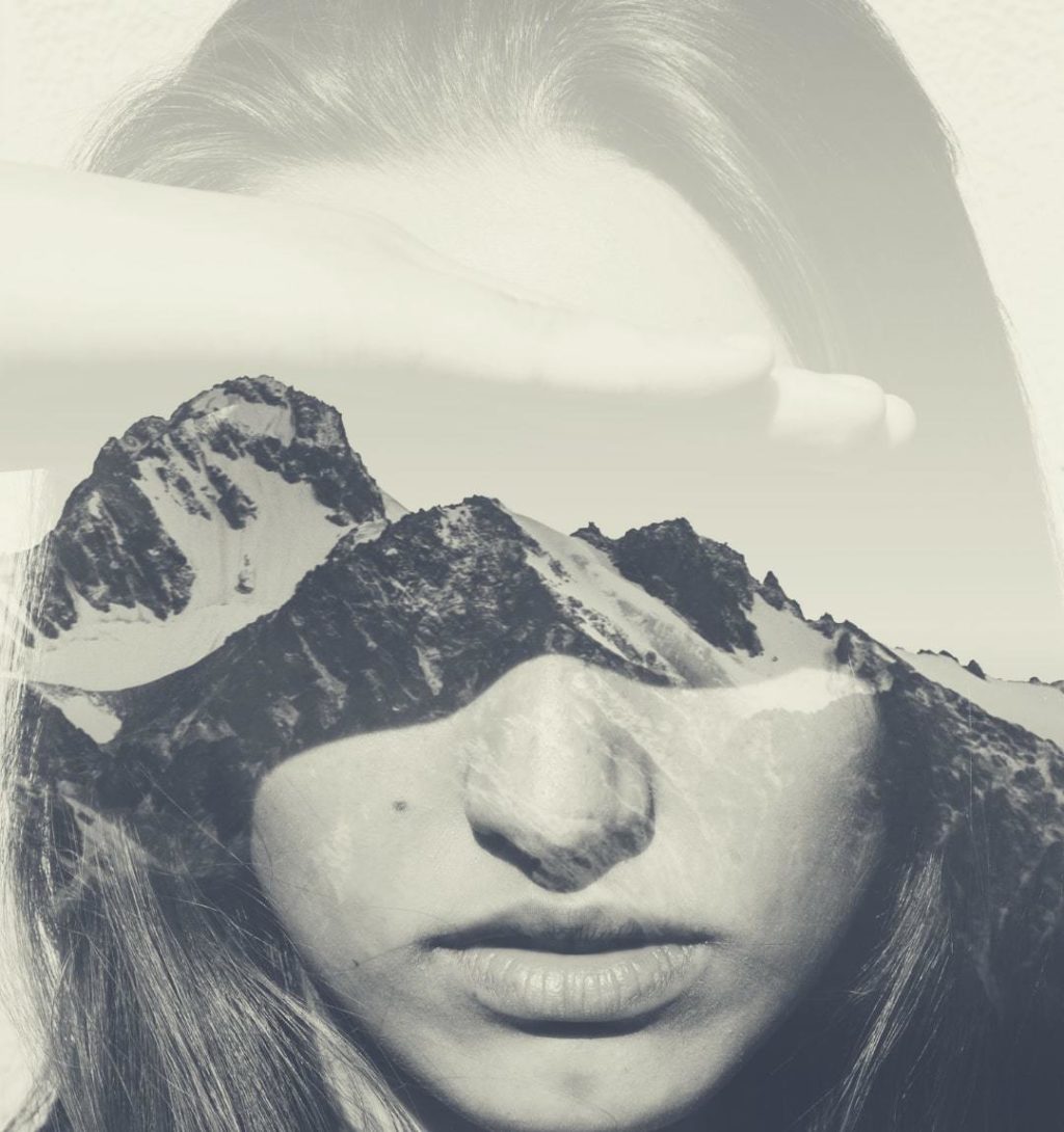 woman looking far If you have social anxiety, visualization can help you imagine a calm and comforting place.